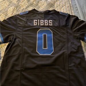 Jahymr Gibbs Detroit Lions Stitched Jersey Size Large